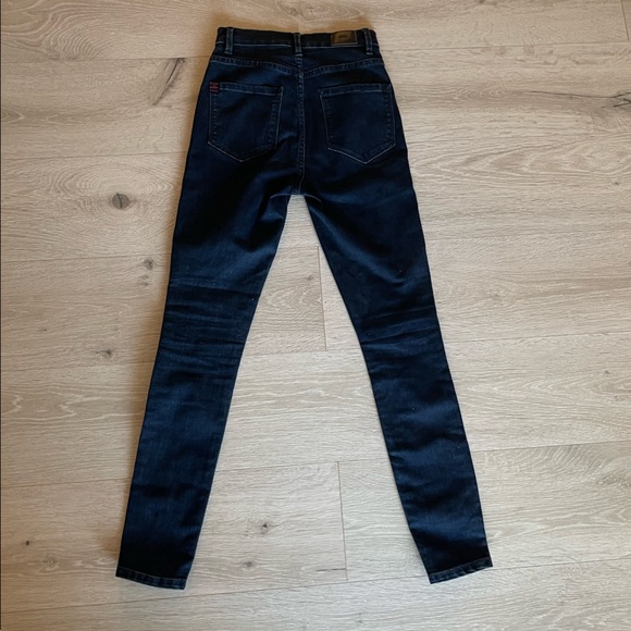 BDG Super High Rise TWIG Ankle Deep Blue Skinny Jeans - Picture 13 of 13